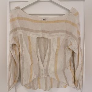 RVCA Linen Blend Blouse